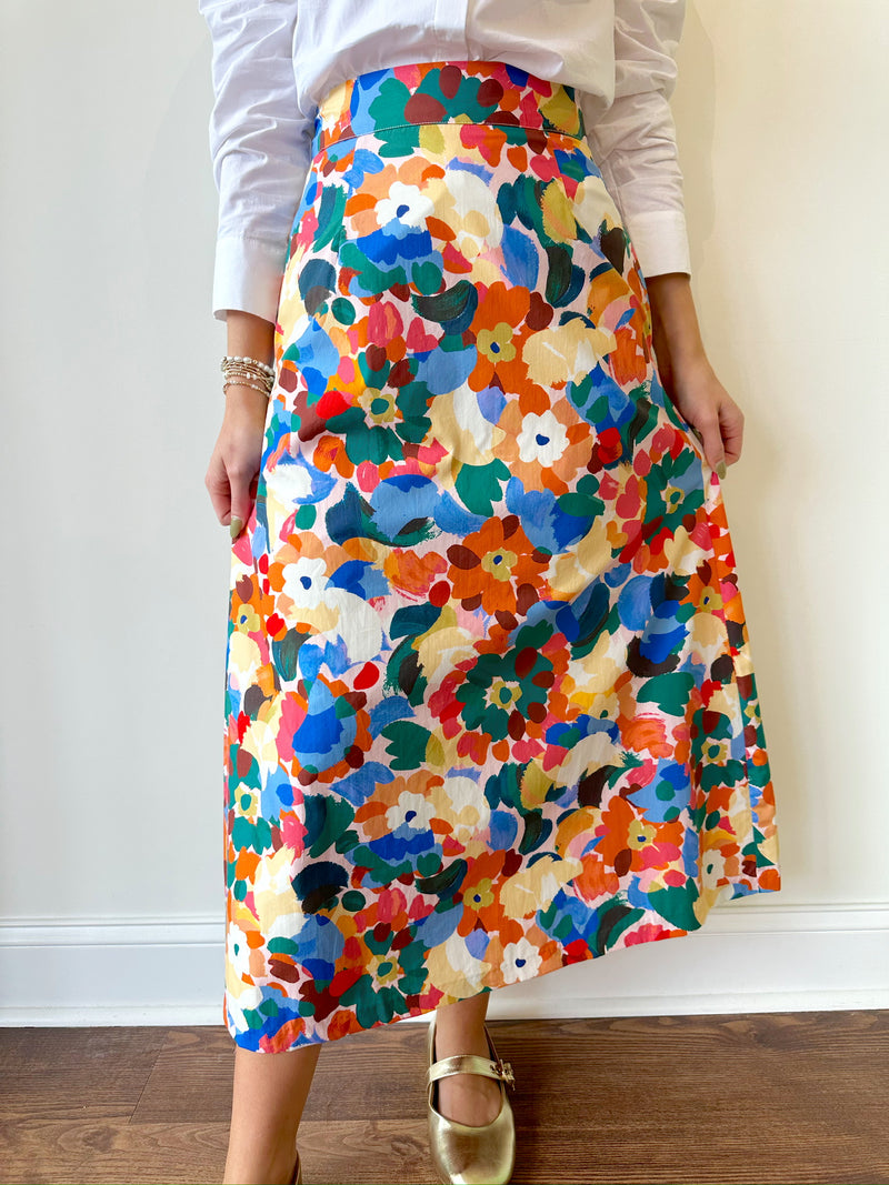 River Printed  Skirt