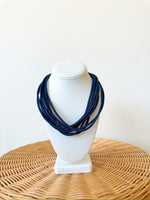 Ella Rope Necklace-Navy