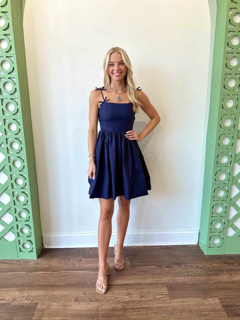 Marshall Navy Dress