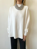 Farah White Sweater