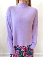 Jillian Knit Top Lavender