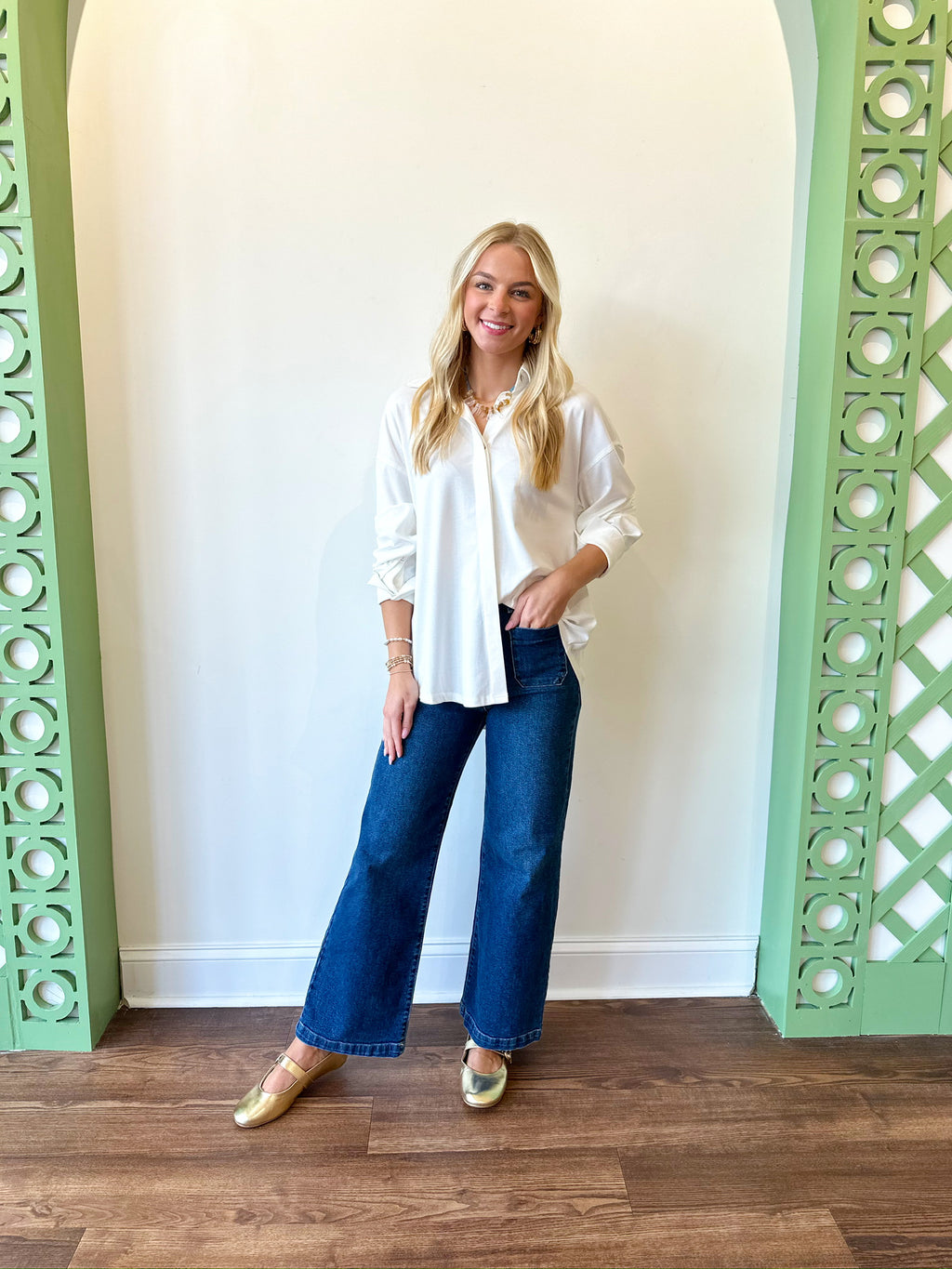 Sallie White Top