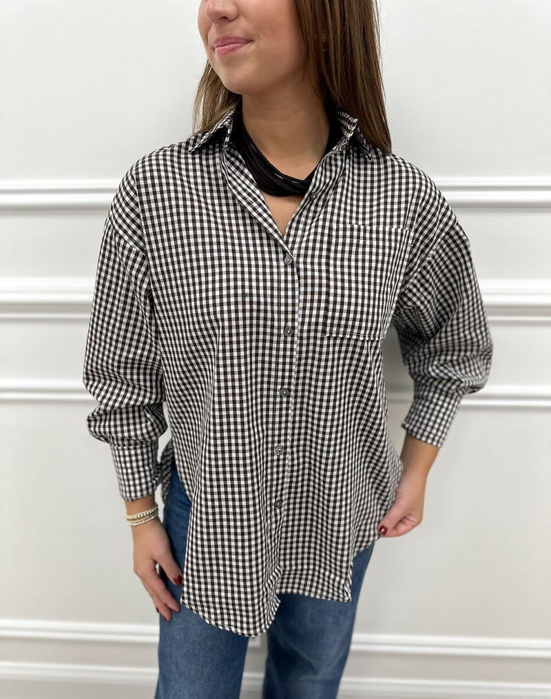 Brylie Gingham Top