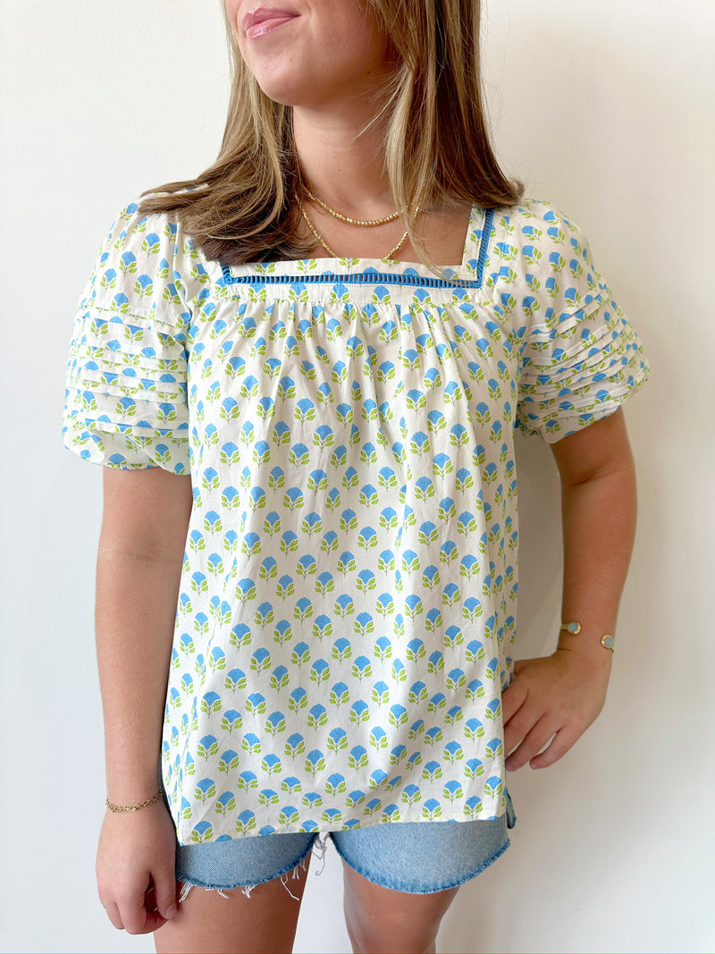 Alison Floral Top