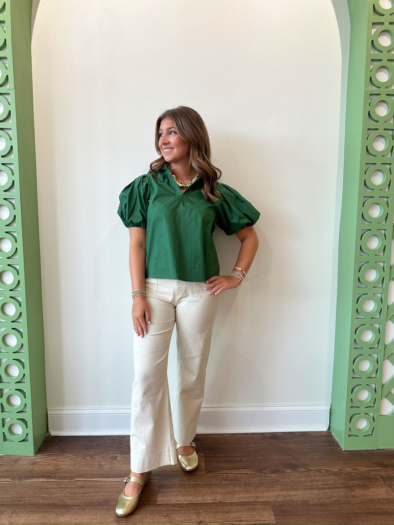 Hayden Green Top