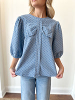 Indie Blue Top