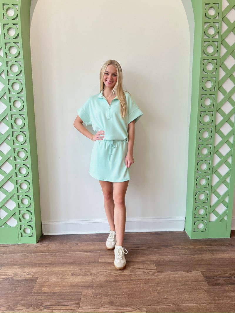 Courtney Mint Skort