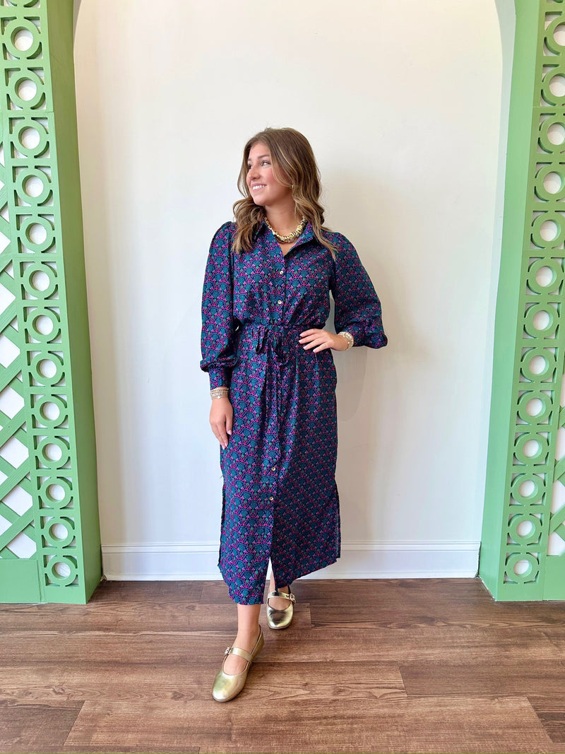 Ava Printed Dress