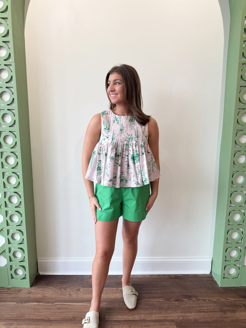 Olivia Green Shorts