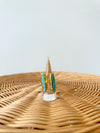 EE Linear Ring-Turquoise