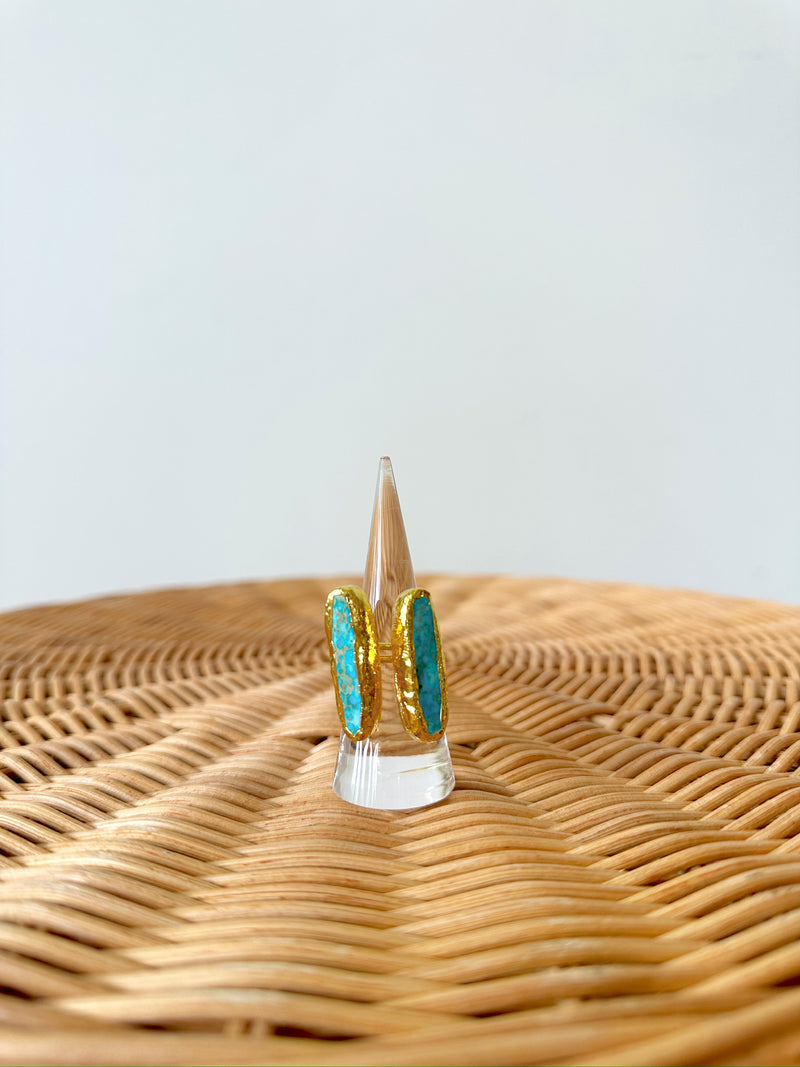 EE Linear Ring-Turquoise