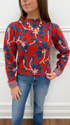 Mallory Printed Sweater