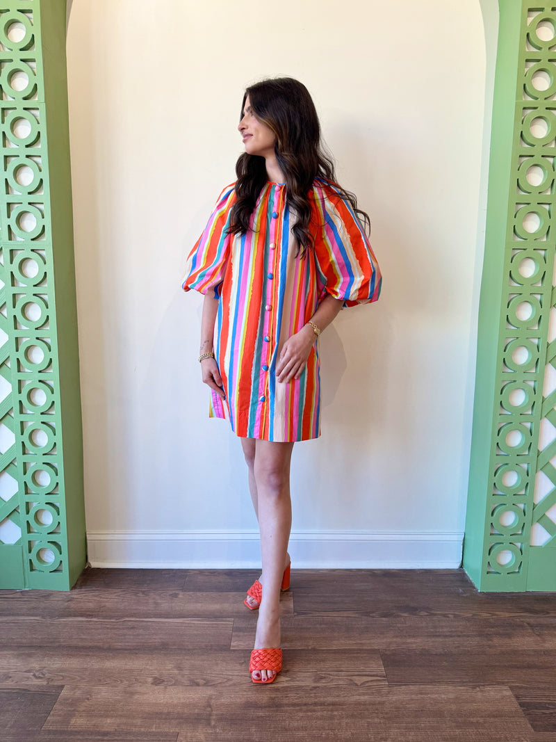 Hallie Striped Dress