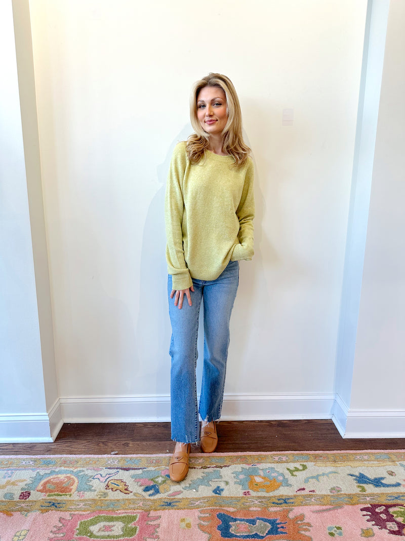 Cassandra Lime Sweater