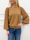Erica Camel Sweater