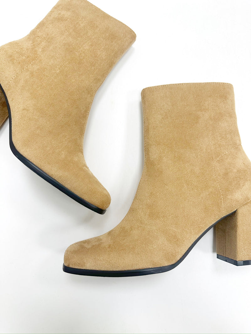 Erica Suede Booties