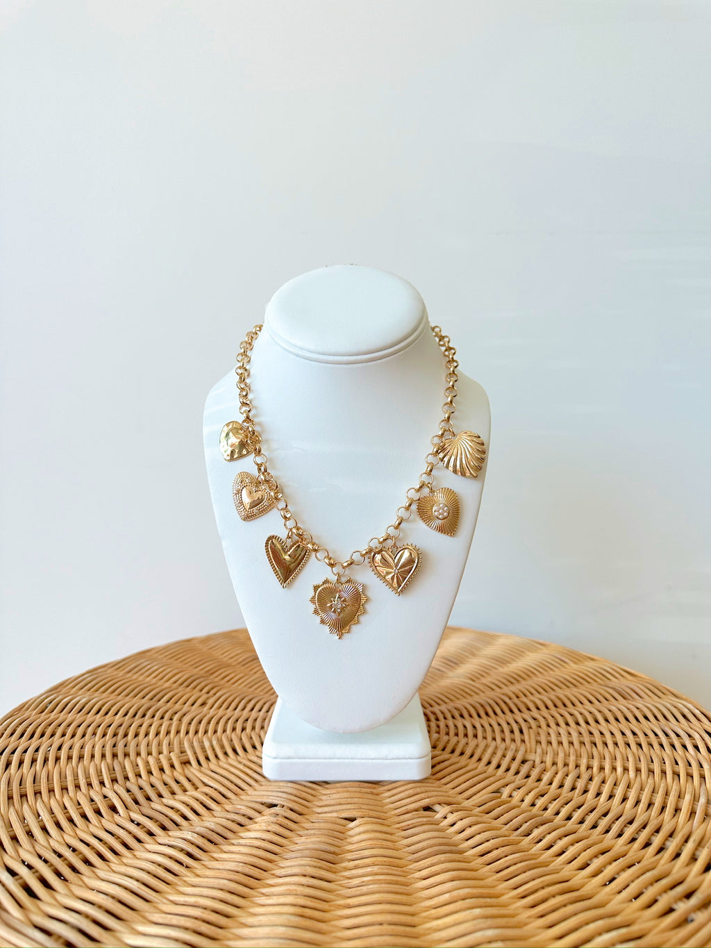 Emma Heart Charm Necklace