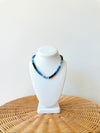 Jordan Beaded Necklace-Blue