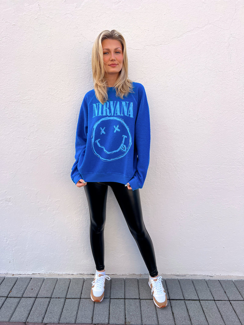 Nirvana Smiley Crewneck