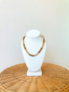 Jordan Beaded Necklace-Brown