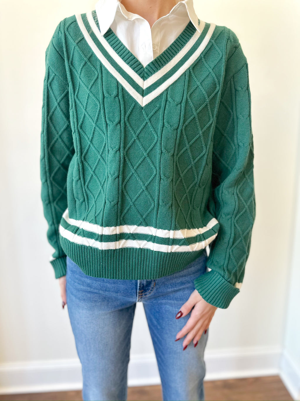 Tanna Green Sweater