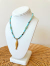 Mary Fish Pendant Necklace