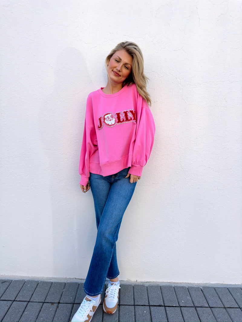 Jolly Pink Sweatshirt