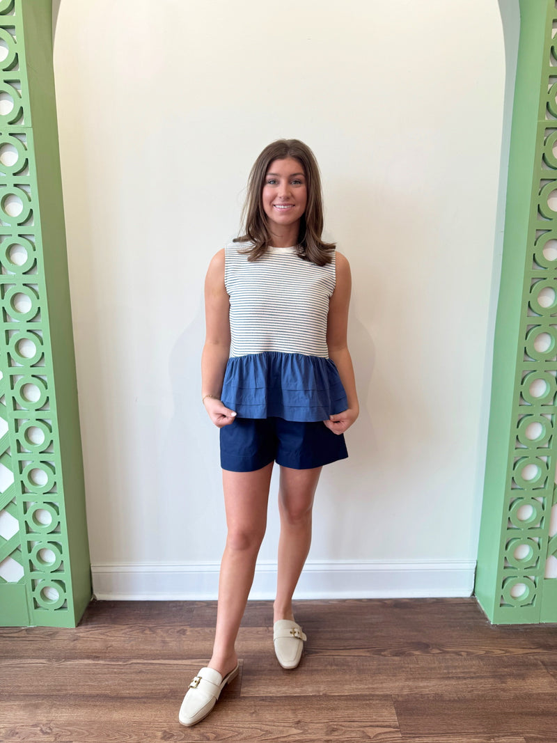 Olivia Navy Shorts