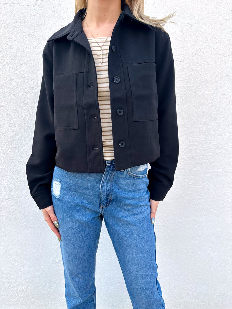 Skylar Black Shacket