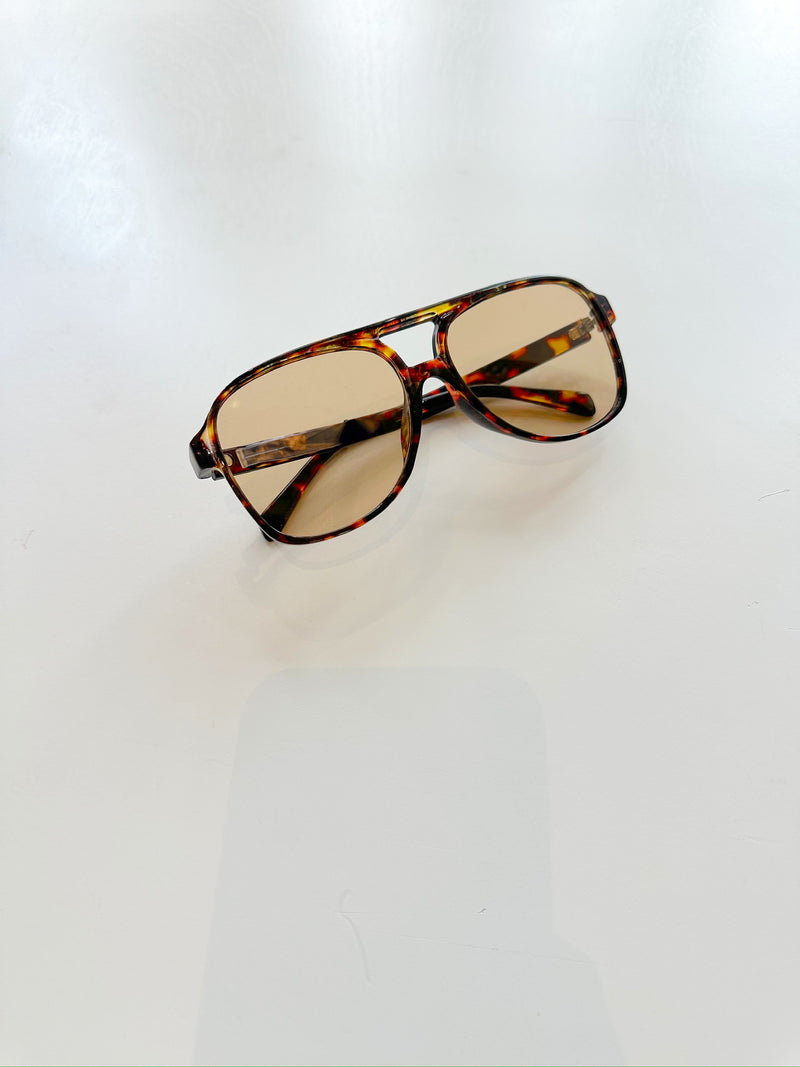Bridget Tortoise Sunglasses- Black