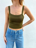 Basic Brami Top Moss
