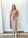 Audrey Taupe Dress