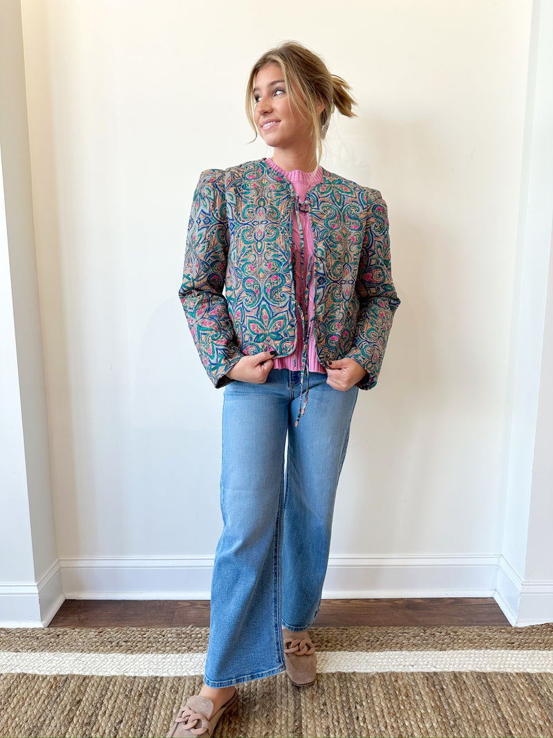 Macey Floral Jacket