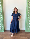 Lacey Navy Dress