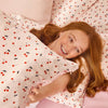 Satin Standard  Pillowcase - Cherry Print