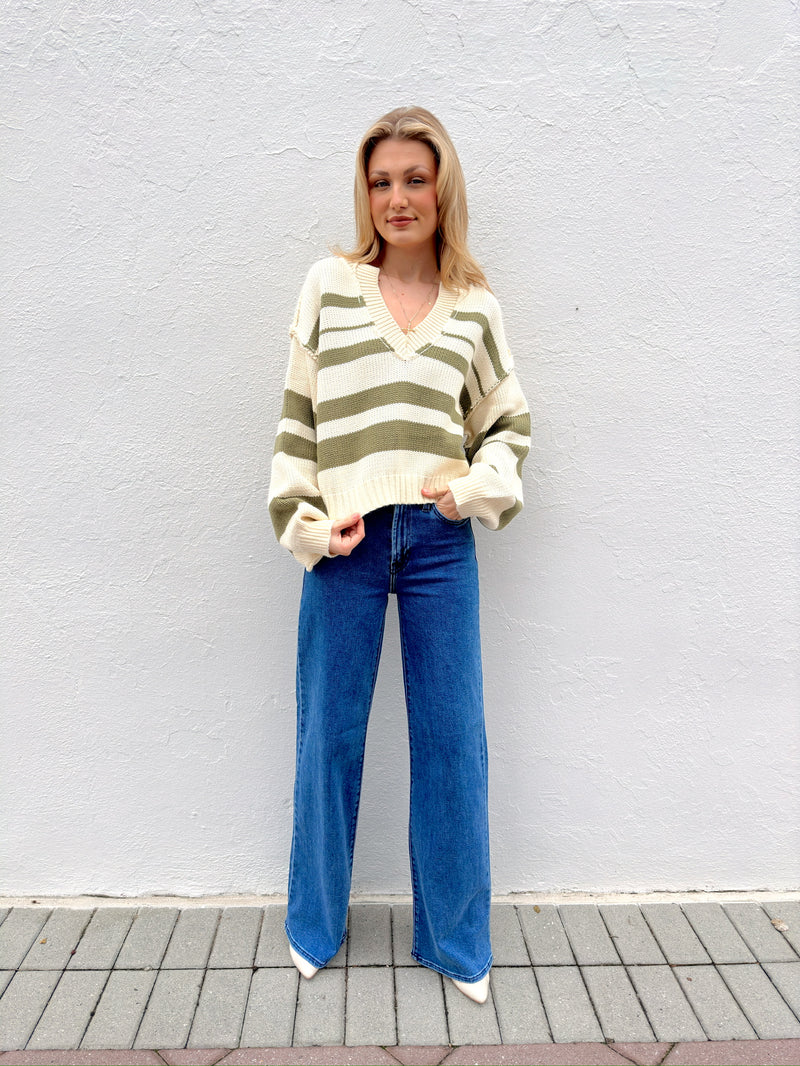 Mirelle Striped Sweater