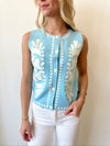 Sarah Blue Top