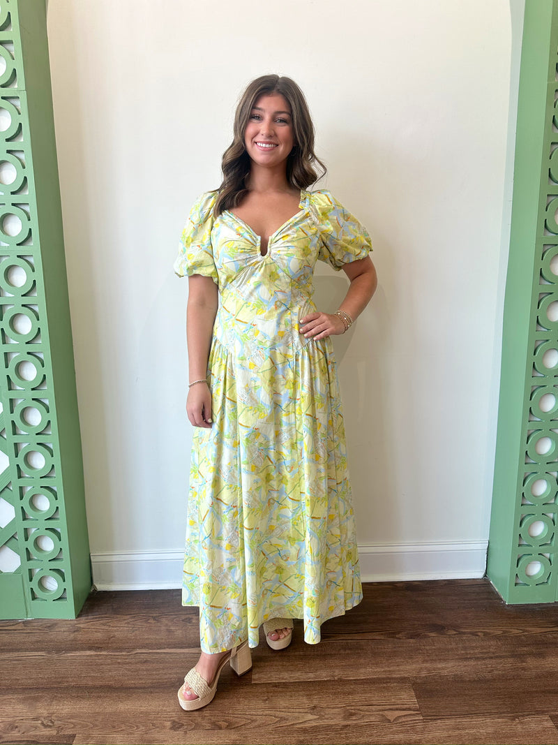 Lanna Printed Dress