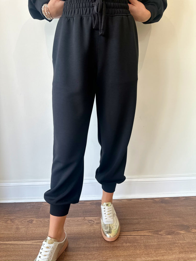 Macie Black Joggers