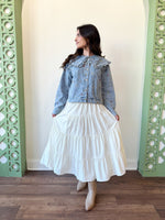 Celie Cream Skirt