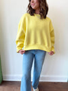 Allie Yellow Sweatshirt