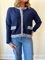 Wren Navy Cardigan