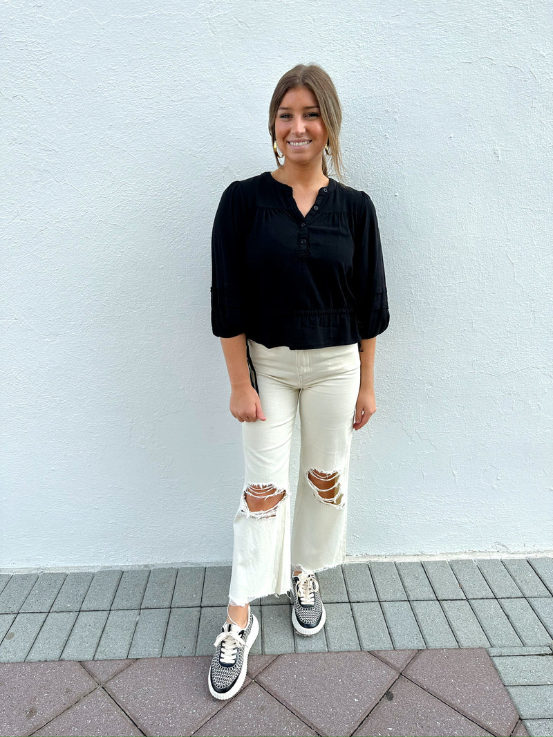 Estee Linen Top