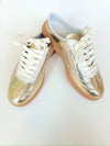 Sara Slip On Sneakers- Gold