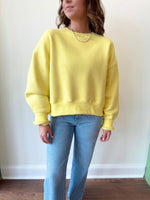 Allie Yellow Sweatshirt