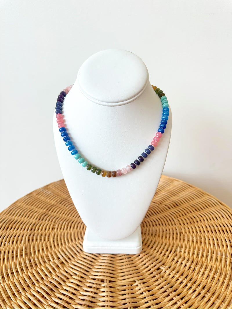 Jordan Beaded Necklace-Multi
