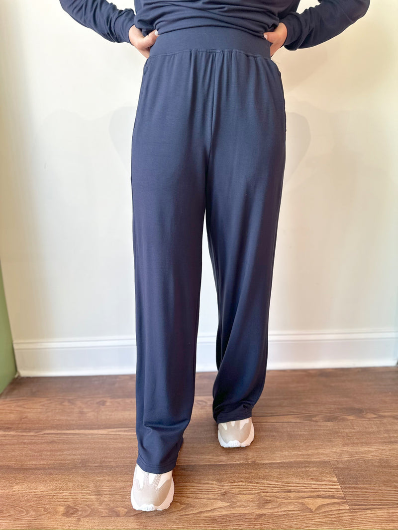 Sarah Navy Pants