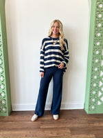Lexie Knit Set-Navy