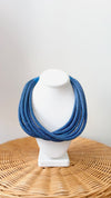 Taylor Rope Necklace-Blue