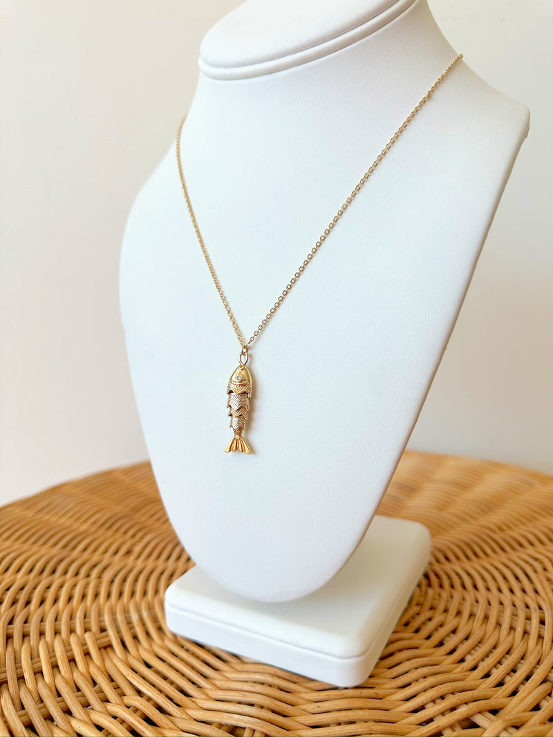 Alana Fish Charm Necklace